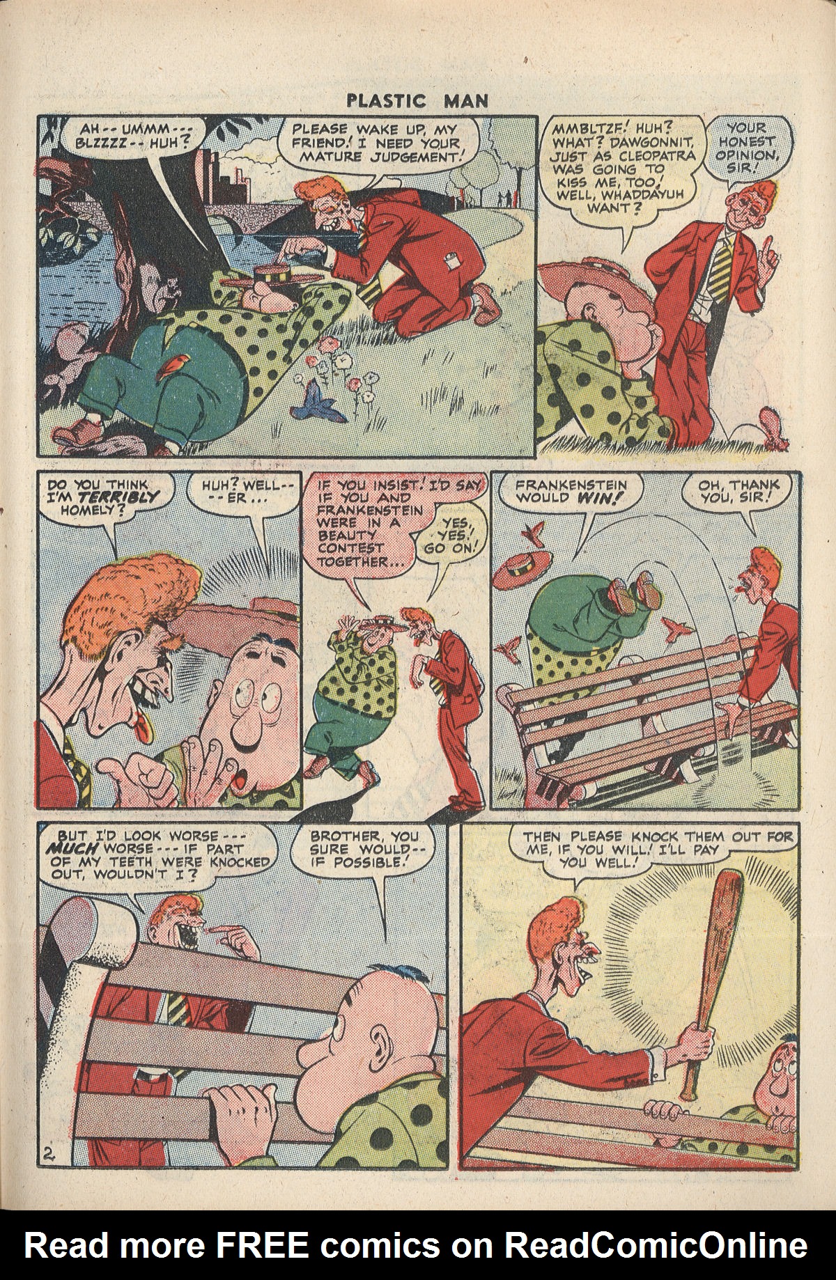 Read online Plastic Man (1943) comic -  Issue #8 - 37