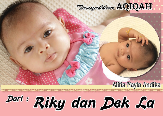 Koleksi Foto Kolase Anak Aqiqah