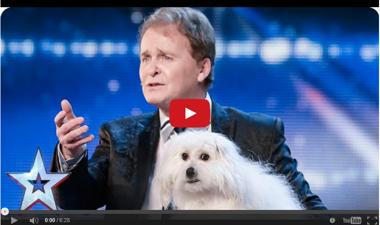 World Video: Marc Métral and his talking dog Wendy wow the judges