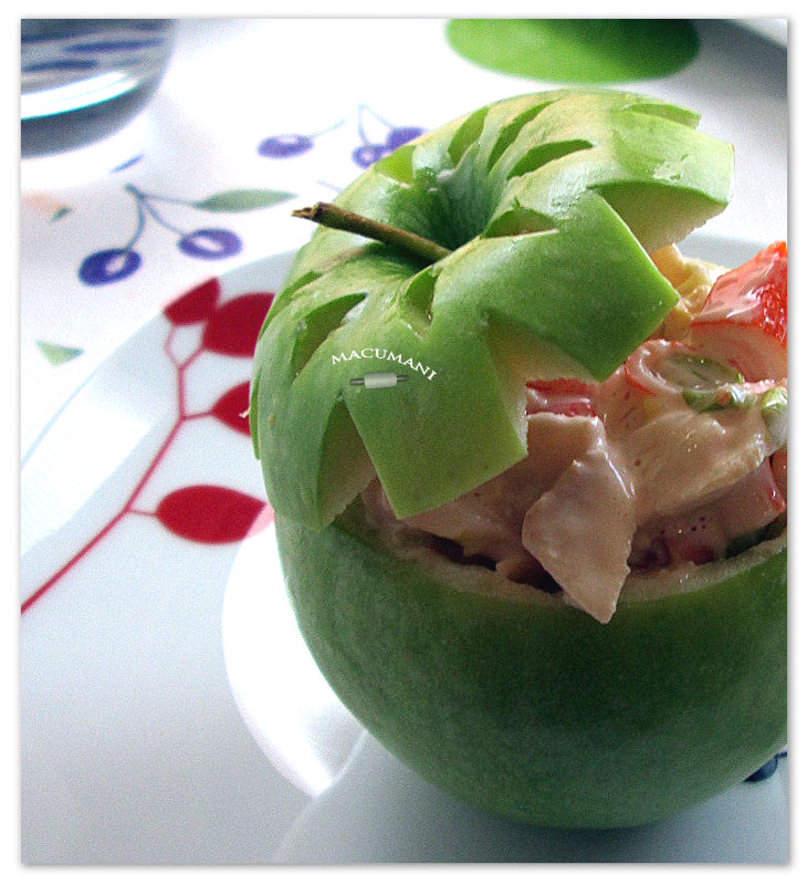 manzana de coctel de marisco