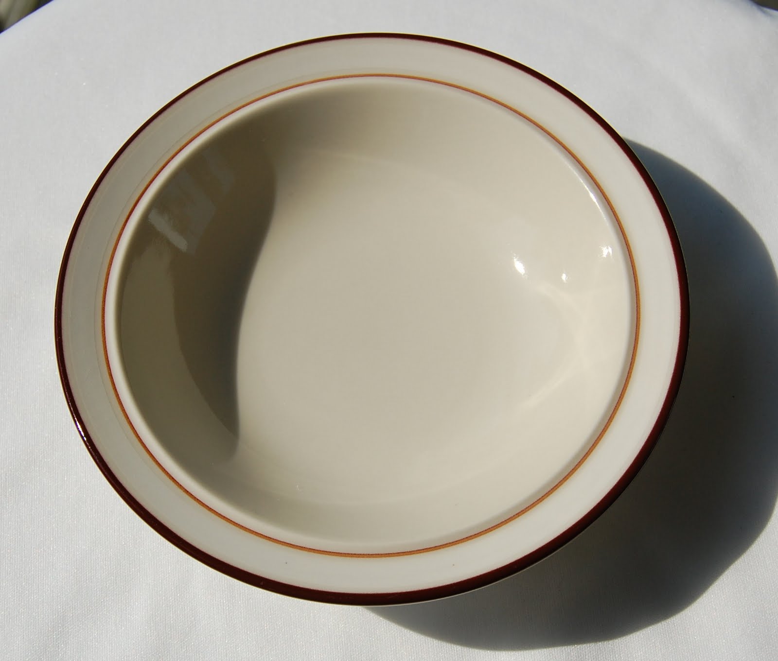 Found 2nd Hand Elegance II Collection Bavarian Brown Stoneware Salad Bowl