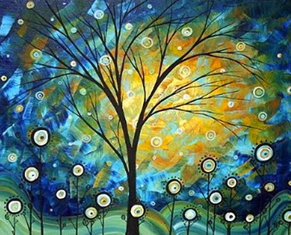 Contoh Lukisan Naturalisme Bunga Sederhana - Contoh Gambar Lukisan