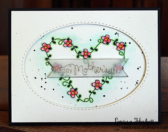 Mother's Day card by Larissa Heskett for Newton's Nook Designs | Love Grows