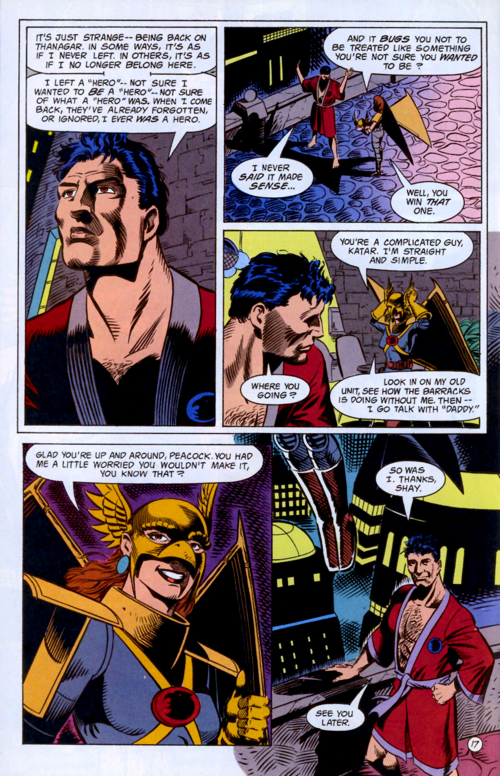 Read online Hawkworld (1990) comic -  Issue #21 - 17