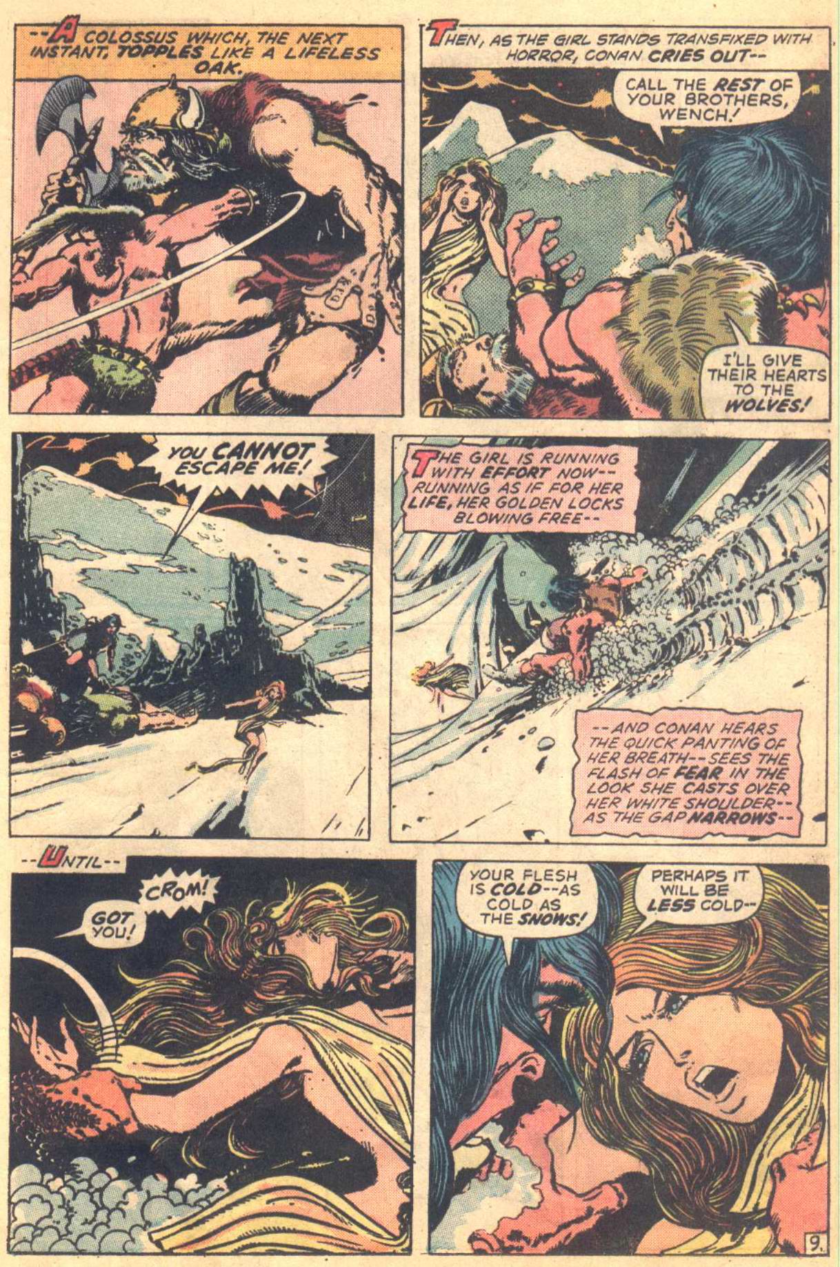 Read online Conan the Barbarian (1970) comic -  Issue #16 - 9