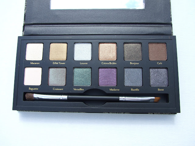 cargo cosmetics Let's meet in Paris Eyeshadow palette review swatches