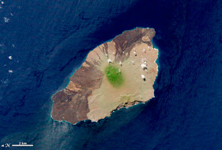 Satellite View of Pinta Island