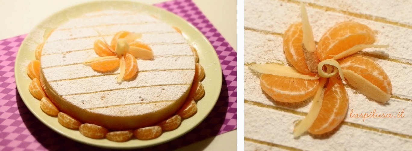 torta morbida zenzero e mandarino