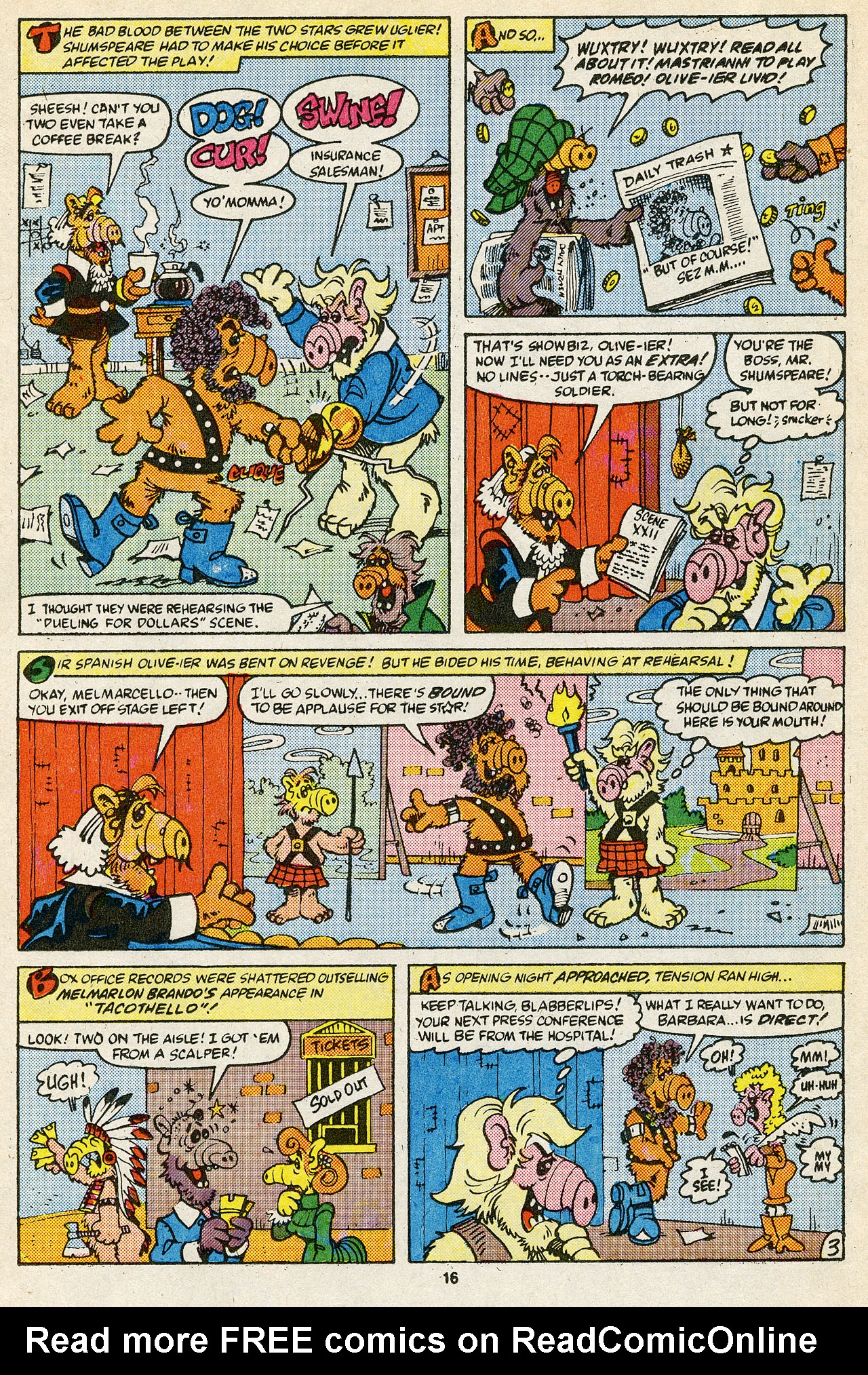 Read online ALF comic -  Issue #15 - 18