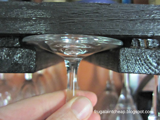 build wine glass rack plans