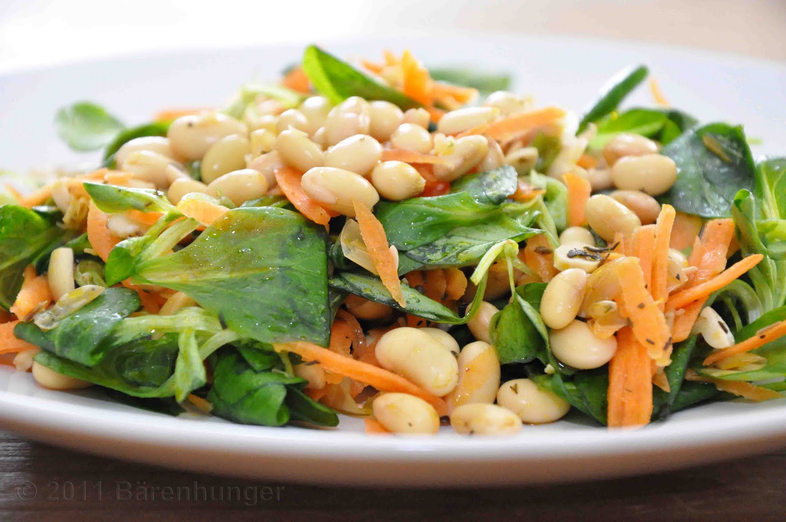 Bärenhunger: Sojabohnen Salat