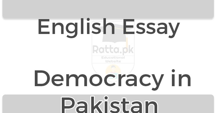 Essay On Terrorism In English How To Write Science Essay also Graduating High School Essay Essay On Democracy In Pakistan For Css English Learning Essay