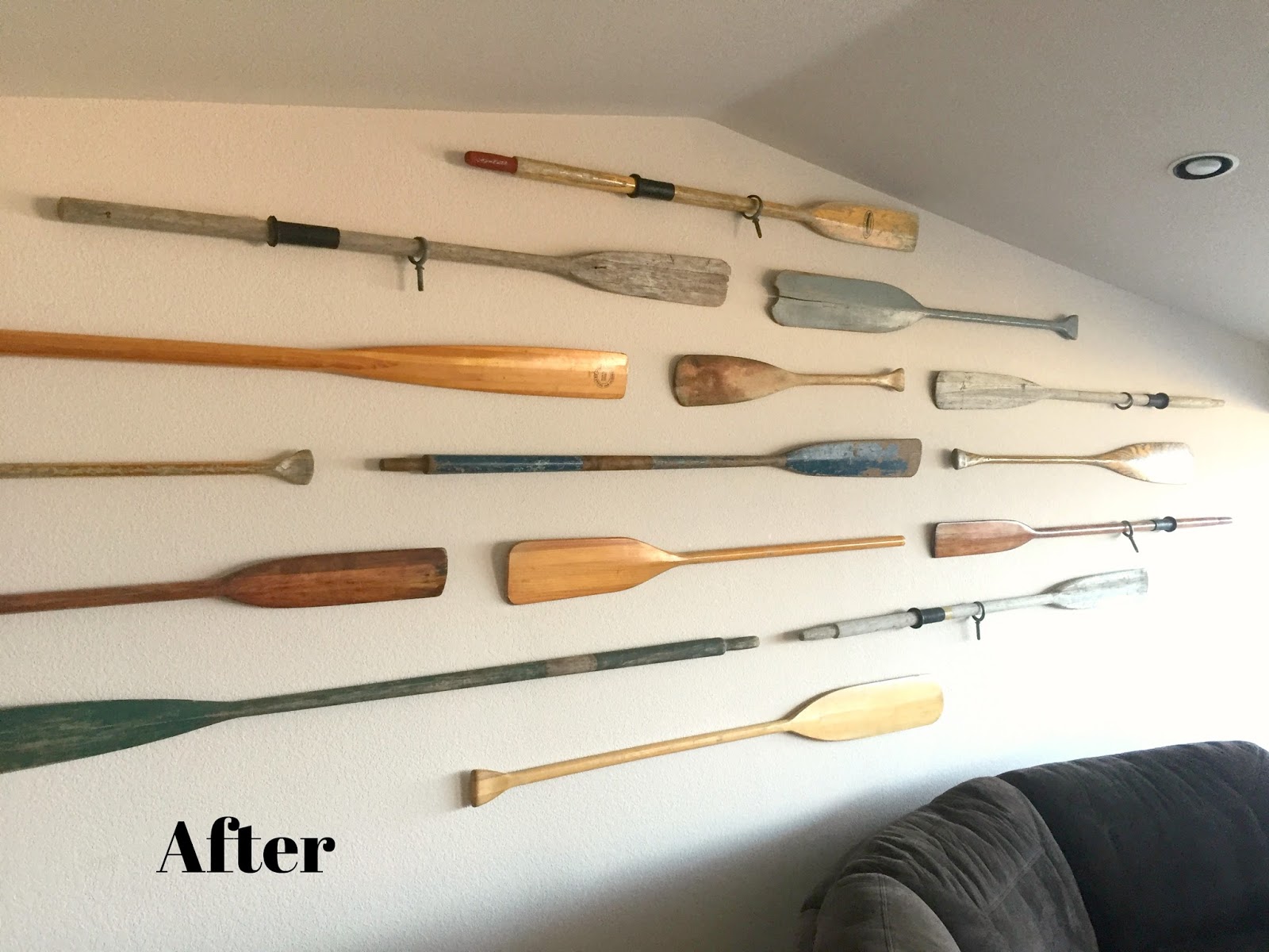 michelle paige blogs Vintage Oar Wall