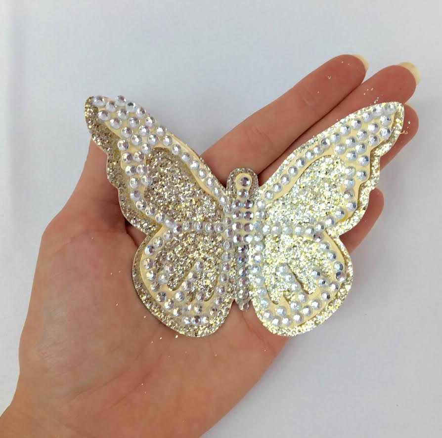 Mama's Gone Crafty: Crystal Rhinestone Butterfly Wands