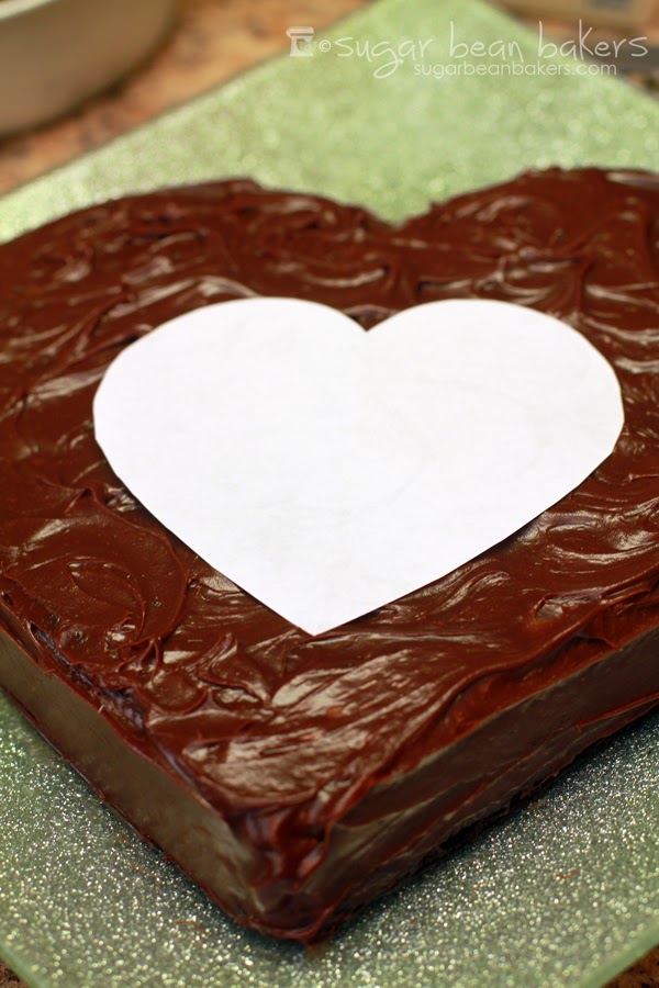 Sugar Bean Bakers { Easiest Valentine's Heart Cake Ever }