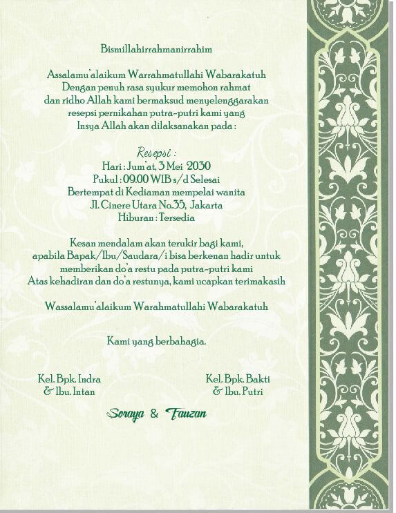 Download Undangan Pernikahan Yang Bisa Diedit
