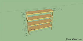 wood shelf plans, dimensions, how to make, build, easy, simple, diy