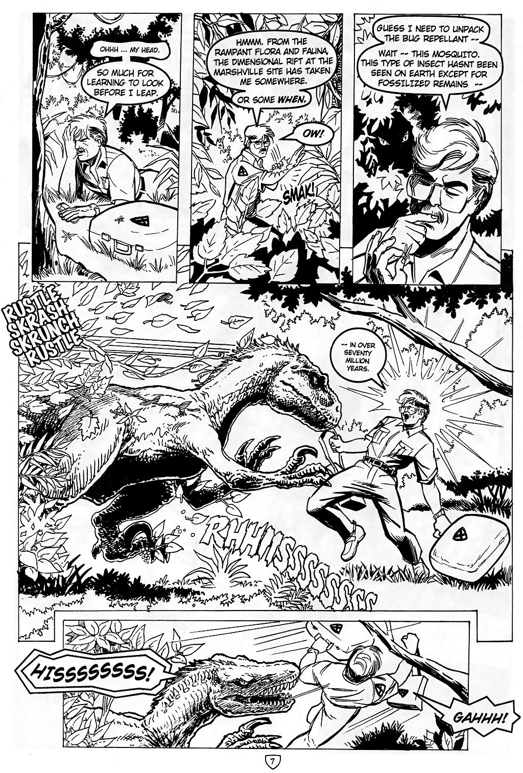 Read online Cavewoman meets Explorers comic -  Issue # Full - 9