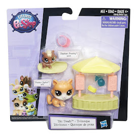 Littlest Pet Shop Small Playset Cheekers Pouring (#104) Pet