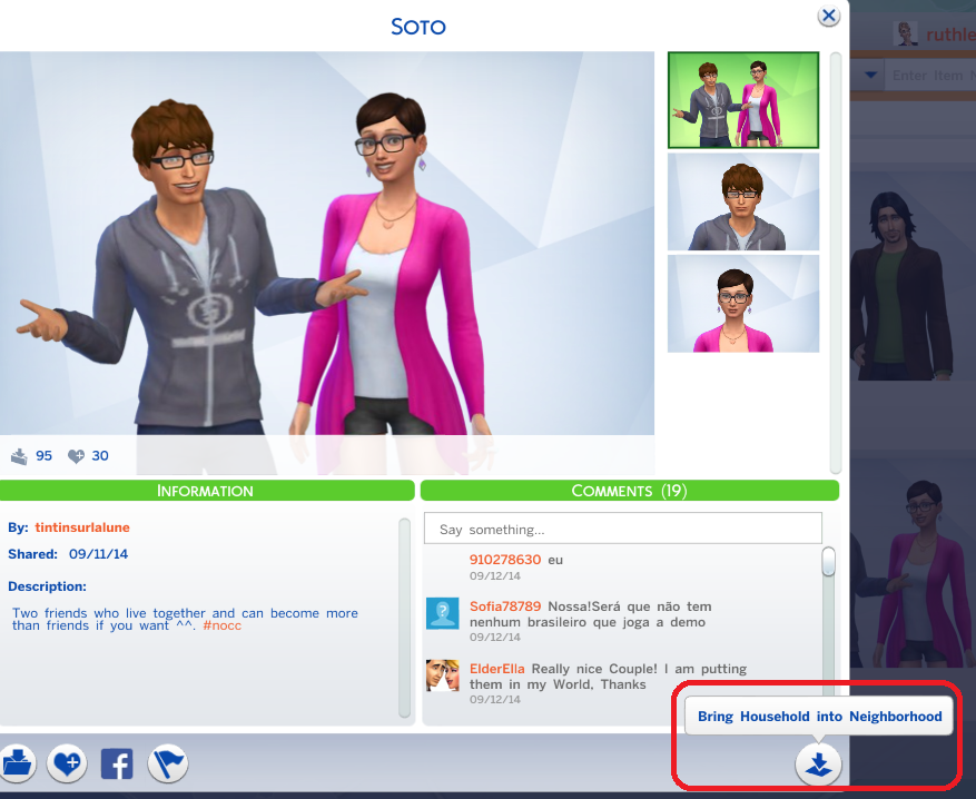 Simply Ruthless Tutorial Using the Sims 4 Gallery