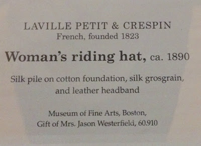 Victorian Riding Hats Are Cool from Gail Carriger