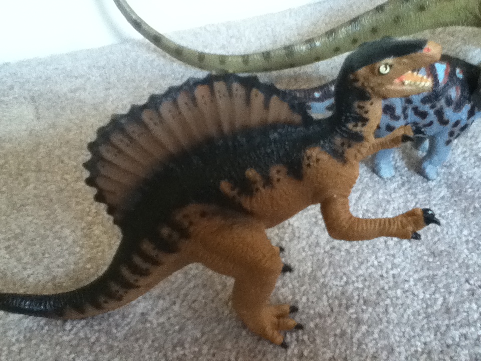 dinosaur with spine fin
