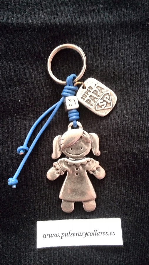 llavero chapa super papa