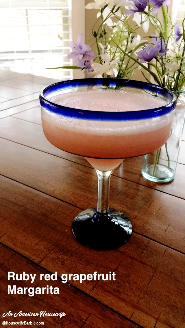 An American Housewife Ruby Red Grapefruit Margarita