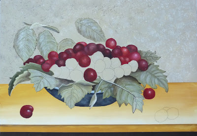 Cerises,Peinture