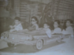 Ambitions of owning a car in the early 1970's!  At "Bandra Fair Studio".