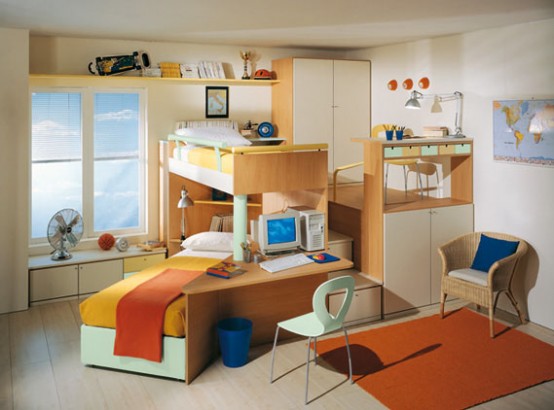 Kids room with modern and