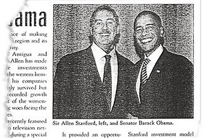 Allen Stanford and Barack Obama