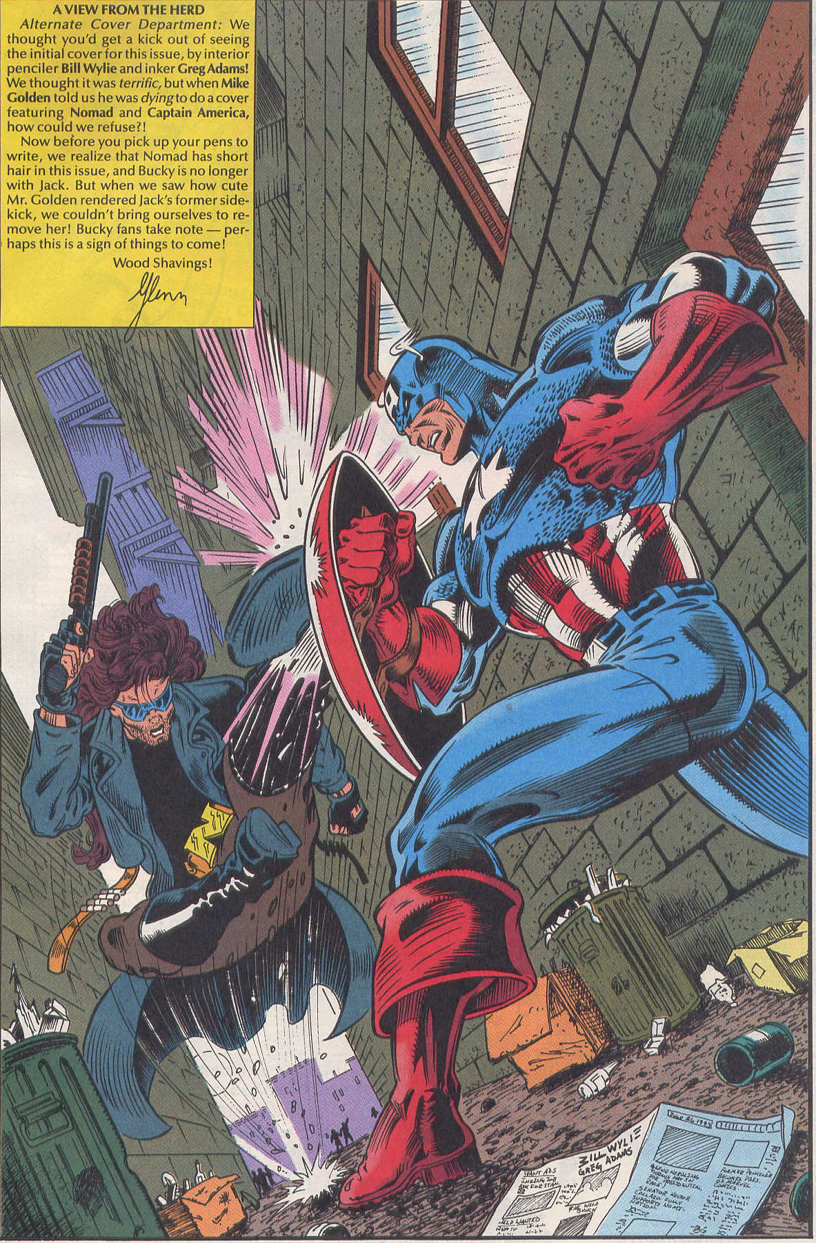 Captain America (1968) Issue #420b #370 - English 23