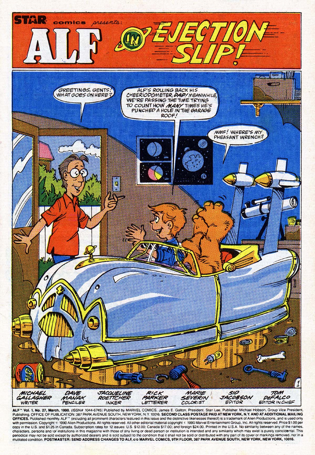 Read online ALF comic -  Issue #27 - 2