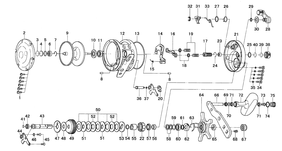 daiwa saltiga Z30 schematics most complete fishing reels schematics