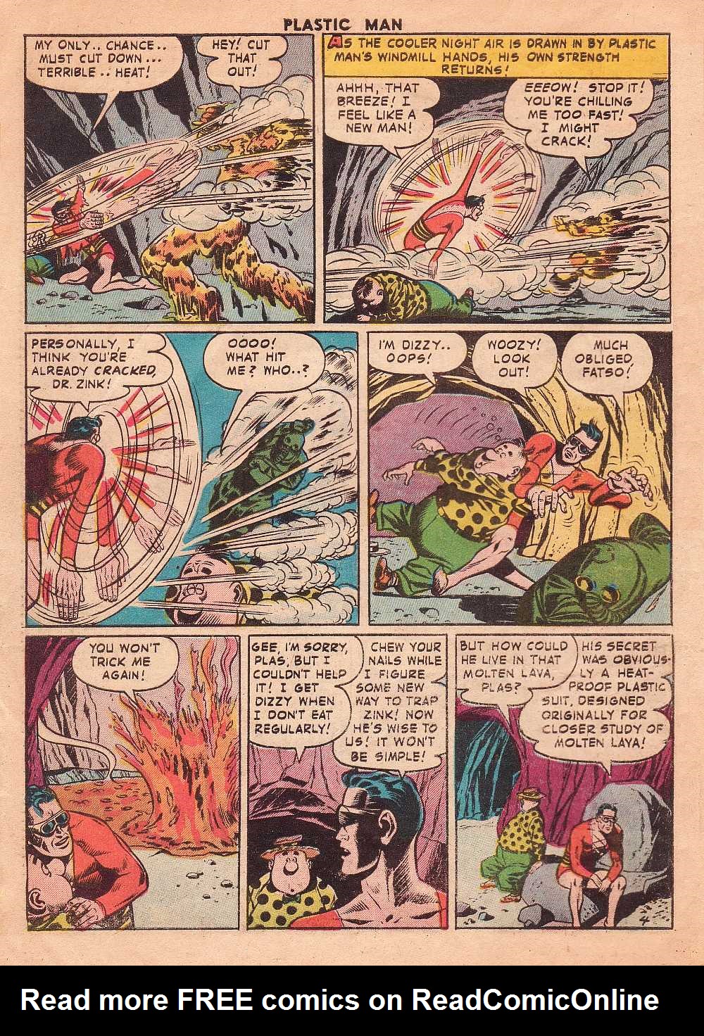 Read online Plastic Man (1943) comic -  Issue #60 - 6