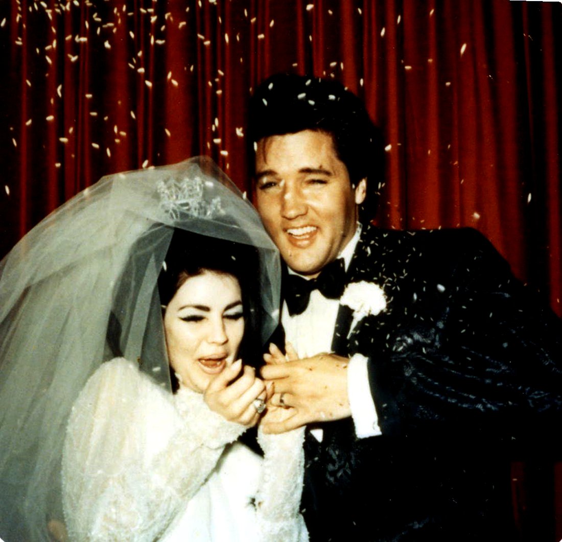 45 Candid Photographs of Elvis and Priscilla Presley on Their Wedding ...