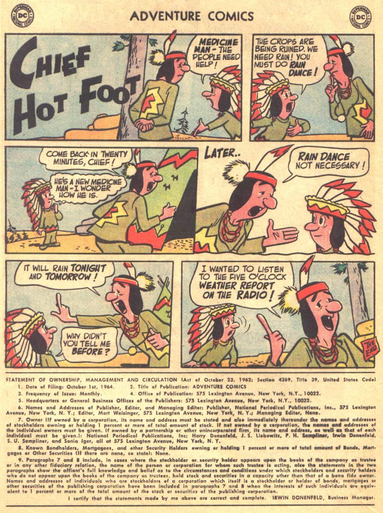 Read online Adventure Comics (1938) comic -  Issue #330 - 21