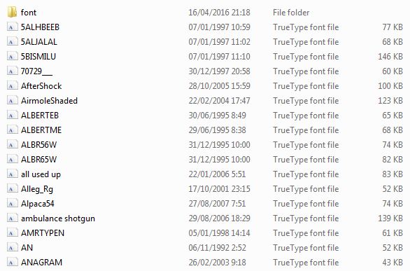 Cara Menambah Font Di Windows 7