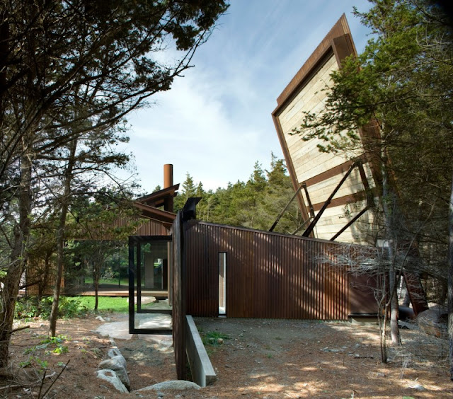 Olson Kundig Architects, Shadowboxx the contemporary house in Washington