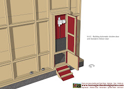 chicken plans coop door automatic construction shed garden op detailed chcken storage