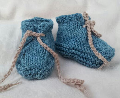 Knitted Baby Desert Boots, Baby Boots, Booties, Cool Baby boots