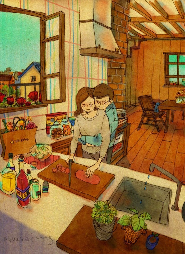 Korean Artist Beautifully Captures What Real Love Truly Looks Like