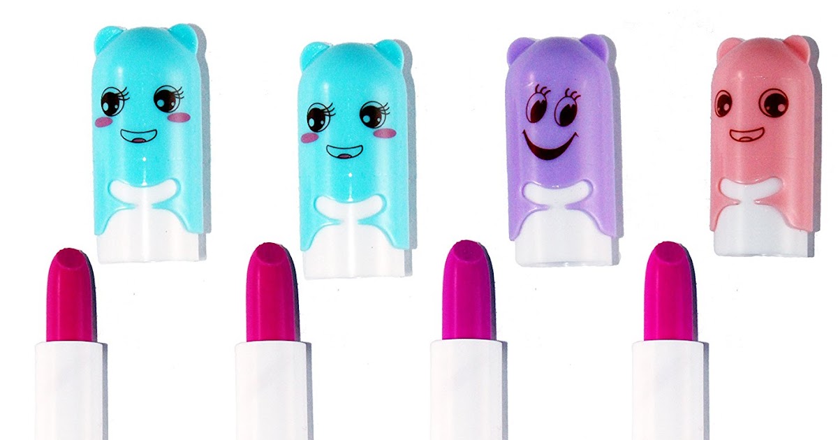 Joyin Toy Allinone Girls Makeup Kit Including 4 Lip Balms, 3 Lip