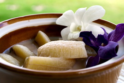 Banana recipe dessert –Banana in coconut milk
