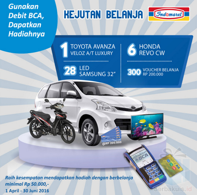 Kejutan Belanja Debit BCA Indomaret Kejutan Belanja Debit BCA Indomaret