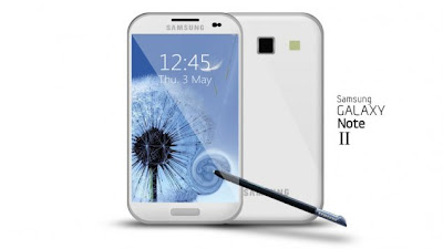 Galaxy note II conceitual