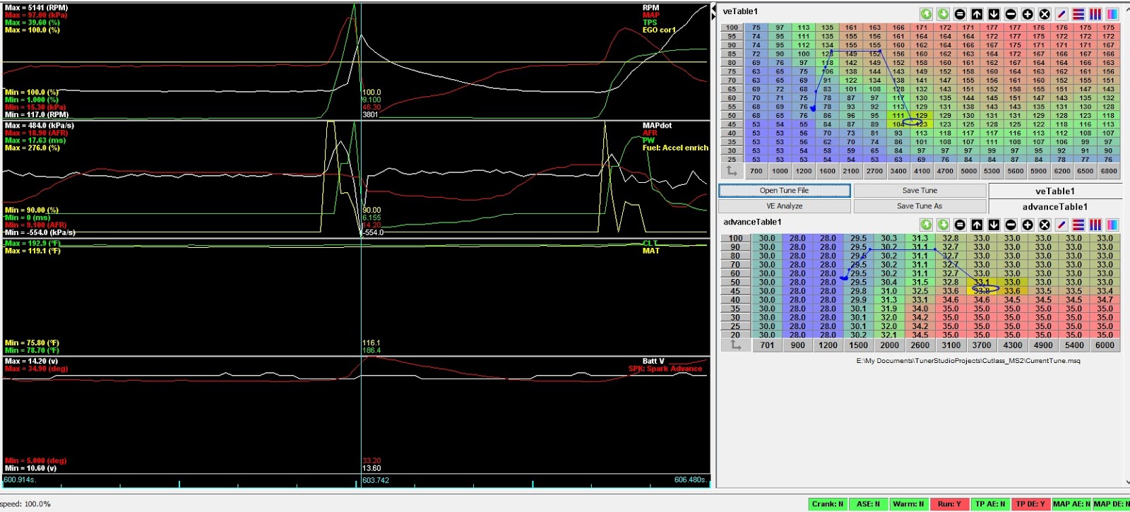 VE Analyse Live Lambda Delay Megasquirt Support Forum (MSEXTRA)