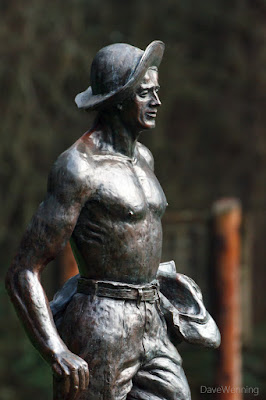 CCC Worker Memorial Statue at Bowman Bay