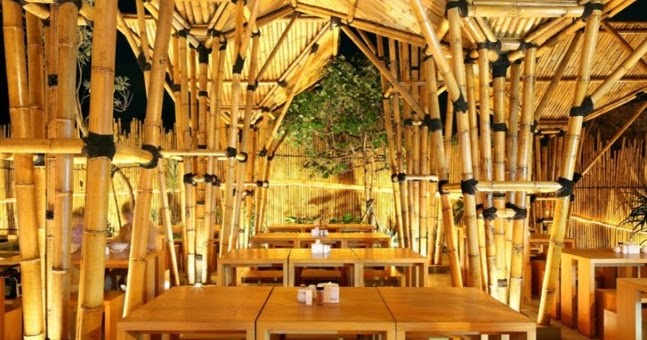 classic culture asian resturant cafe bamboo architecture design